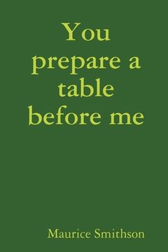 portada You prepare a table before me (in English)