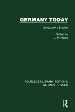 portada Germany Today (Rle: German Politics): Introductory Studies