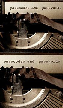 portada Passwords and Passcodes Creative Blank Journal (en Inglés)