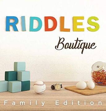 portada Riddles Boutique: Unique Collection of Beautifully Designed Logic Riddles. Great for Both Kids & Adults. (en Inglés)