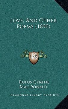 portada love, and other poems (1890) (in English)