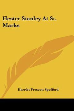 portada hester stanley at st. marks