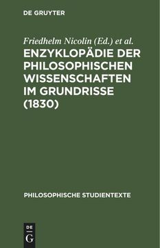 portada Enzyklopädie der Philosophischen Wissenschaften im Grundrisse (1830) (in German)