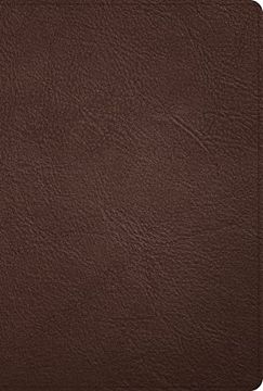 portada Kjv Large Print Thinline Bible, Holman Handcrafted Collection, Brown Premium Goatskin, red Letter, Pure Cambridge Text, Presentation Page, Full-Color Maps, Easy-To-Read Bible mcm Type (en Inglés)