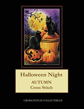 portada Halloween Night: Autumn Cross Stitch Pattern (en Inglés)