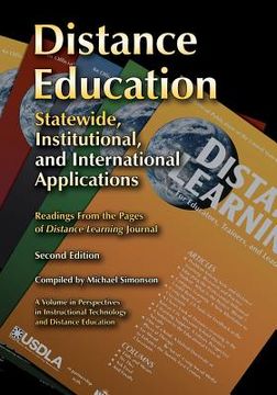 portada Distance Education: Statewide, Institutional, and International Applications of Distance Education, 2nd Edition (en Inglés)