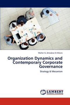 portada organization dynamics and contemporary corporate governance (en Inglés)