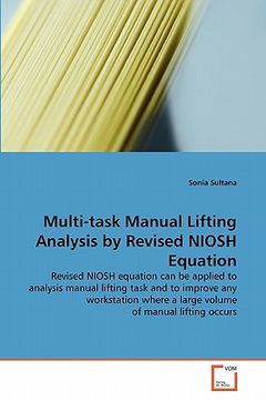 portada multi-task manual lifting analysis by revised niosh equation (en Inglés)
