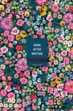 portada Burn After Writing (Floral) (in English)