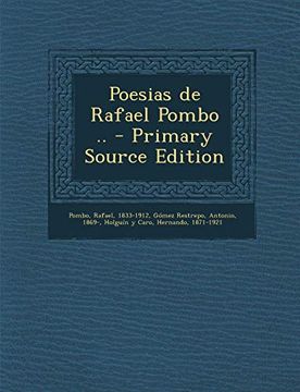 portada Poesias de Rafael Pombo.