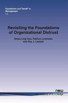 portada Revisiting the Foundations of Organizational Distrust (en Inglés)
