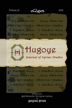 portada Hugoye: Journal of Syriac Studies (volume 19) (en Inglés)