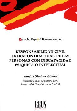 portada Responsabilidad Civil Extracontractual de las Personas con Discapacidad Psiquica o Intelectual (in Spanish)