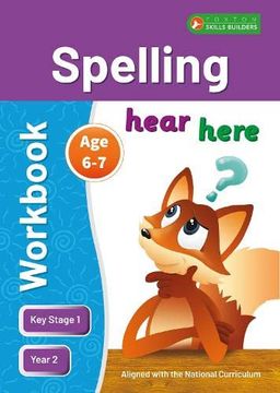 portada Ks1 Spelling Workbook for Ages 6-7 (Year 2) Perfect for Learning at Home or use in the Classroom (Foxton Skills Builders)