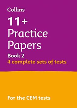 portada Collins 11+ - 11+ Verbal Reasoning, Non-Verbal Reasoning & Maths Practice Papers Book 2 (Bumper Book with 4 Sets of Tests): For the Cem 2021 Tests (en Inglés)
