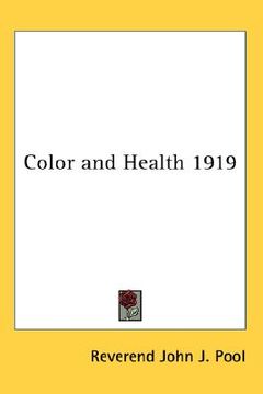 portada color and health 1919 (in English)