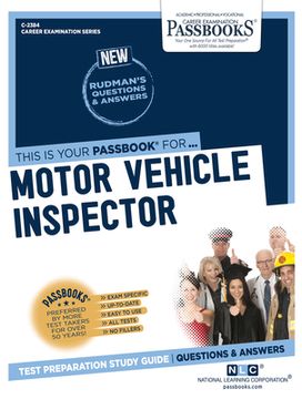 portada Motor Vehicle Inspector (C-2384): Passbooks Study Guide Volume 2384 (en Inglés)