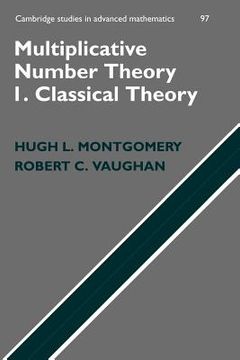 portada Multiplicative Number Theory i. Classical Theory (Cambridge Studies in Advanced Mathematics) (en Inglés)