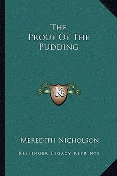 portada the proof of the pudding (en Inglés)
