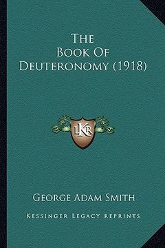 portada the book of deuteronomy (1918) (in English)