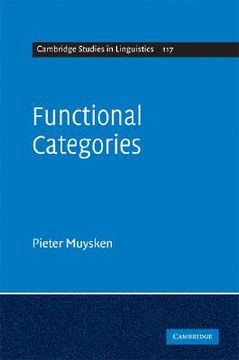 portada Functional Categories Hardback: 0 (Cambridge Studies in Linguistics) (en Inglés)