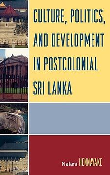 portada culture, politics, and development in postcolonial sri lanka: (in English)