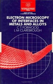 portada electron microscopy of interfaces in metals and alloys (en Inglés)