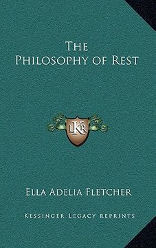 portada the philosophy of rest (in English)