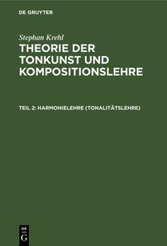 portada Harmonielehre (Tonalitätslehre) (en Alemán)