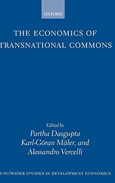 portada The Economics of Transnational Commons (Wider Studies in Development Economics) (in English)
