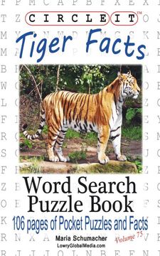 portada Circle it, Tiger Facts, Word Search, Puzzle Book