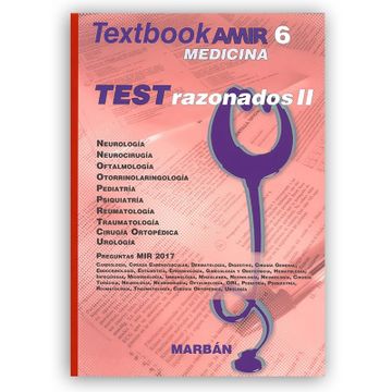 portada Textbook AMIR Medicina 6 Test razonados II