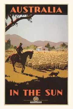 portada Vintage Journal Australia Sheep Travel Poster