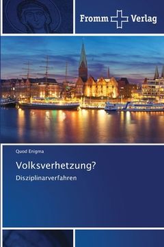 portada Volksverhetzung? (in German)