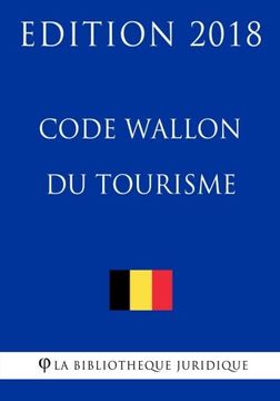 portada Code Wallon du Tourisme - Edition 2018