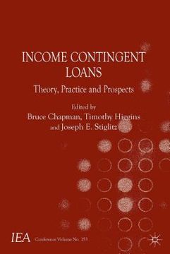 portada Income Contingent Loans: Theory, Practice and Prospects