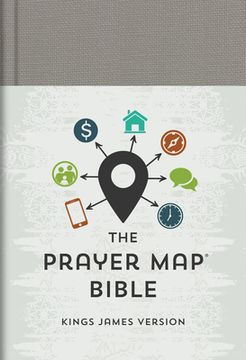 portada The KJV Prayer Map(r) Bible [Gray Weave]