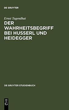portada Der Wahrheitsbegriff bei Husserl und Heidegger (en Alemán)