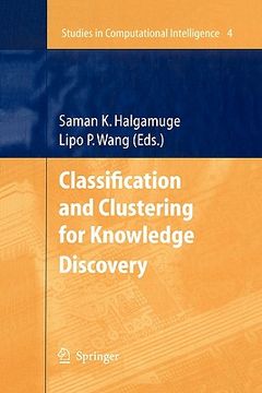 portada classification and clustering for knowledge discovery (en Inglés)