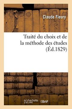 portada Traite Du Choix Et de La Methode Des Etudes (Sciences Sociales) (French Edition)