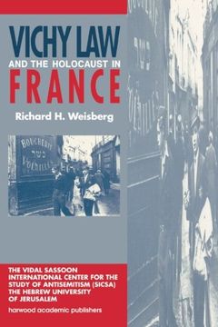portada vichy law & the holocaust fran (en Inglés)