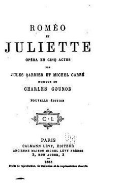 portada Roméo et Juliette, opéra en cinq actes (in French)