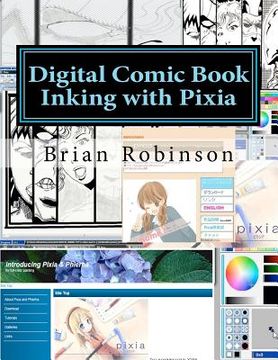 portada digital comic book inking with pixia (en Inglés)