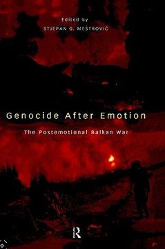 portada genocide after emotion: the post-emotional balkan war