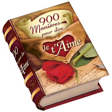 portada 900 Maneras de Decir te amo (Frances) (Mini Libro) (en Francés)