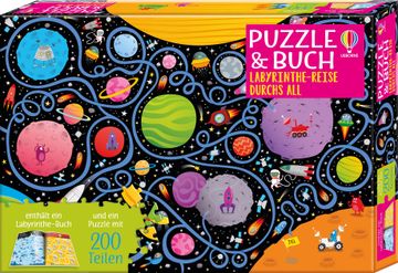 portada Puzzle & Buch: Labyrinthe-Reise Durchs all (en Alemán)