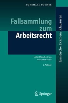 portada Fallsammlung zum Arbeitsrecht (Juristische ExamensKlausuren) (German Edition)