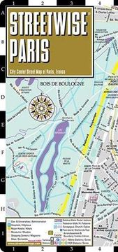 portada Streetwise Paris map - Laminated City Center Street map of Paris, France (Michelin Streetwise Maps) 