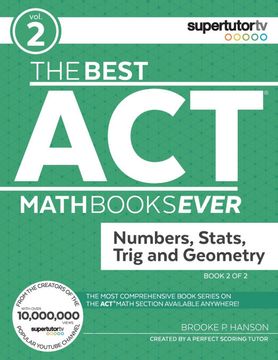 portada The Best act Math Books Ever, Book 2: Numbers, Stats, Trig and Geometry 