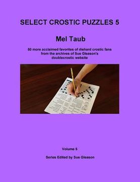 portada Mel Taub's Select Crostic Puzzles Volume 5 (en Inglés)